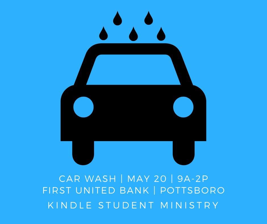 FirstPottsboro's tweet photo. @KindleStudents are hosting a Car Wash TODAY!

Come out to help send our Students to Camp!

#FirstUnited #FallsCreek #KindleStudents https://t.co/zgAj9trbpE
