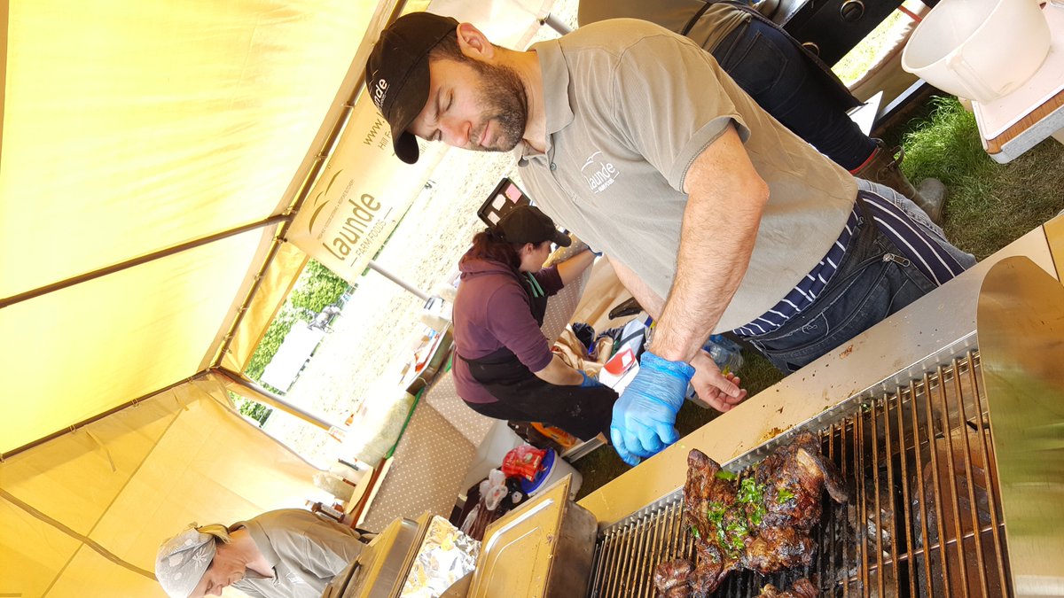 Launde farm food in the food court great food, lamb to die for