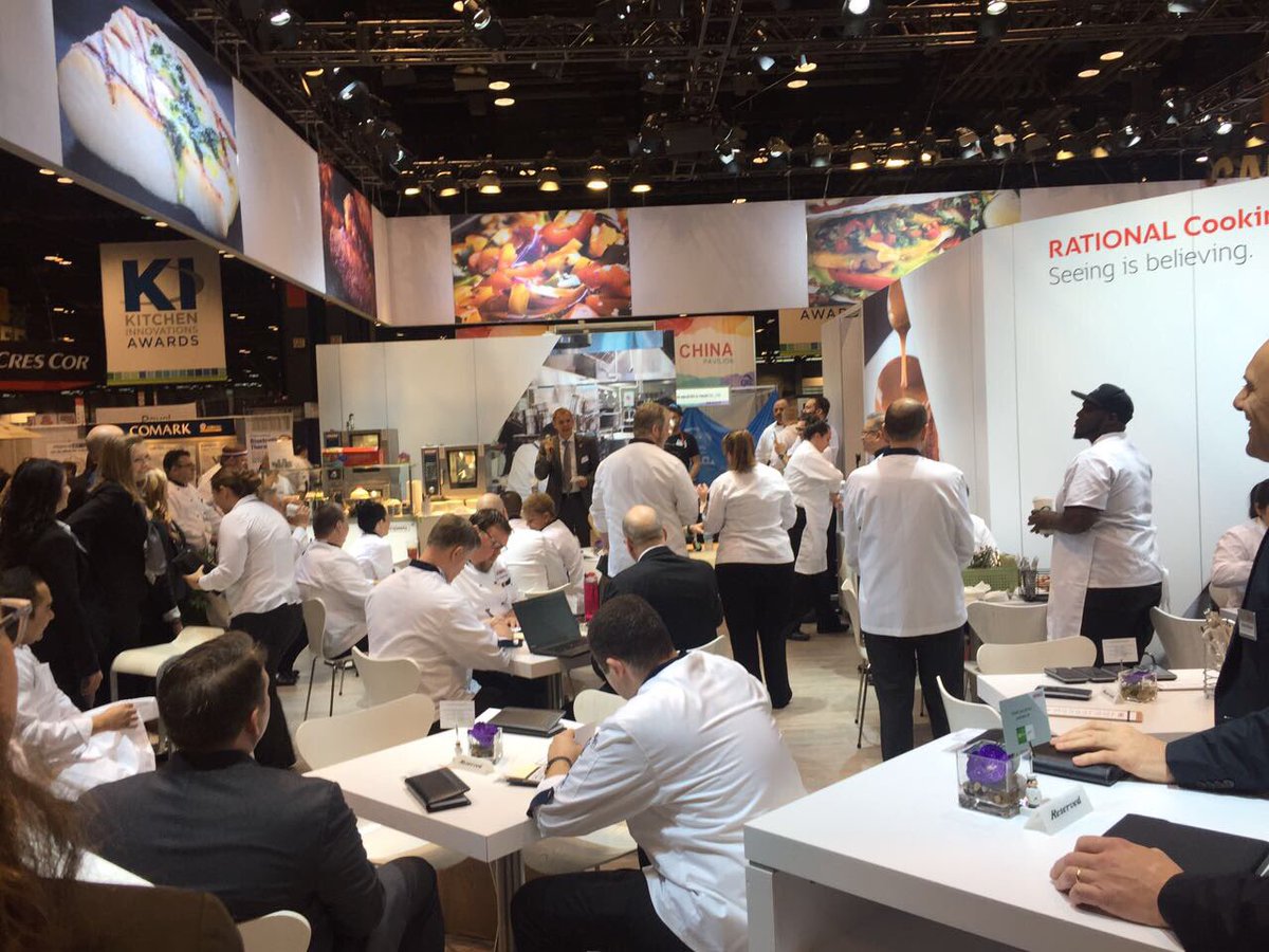 Breakfast time, visit our booth, we are preparing your pastry already! #RATIONAL #NRAshow2017
