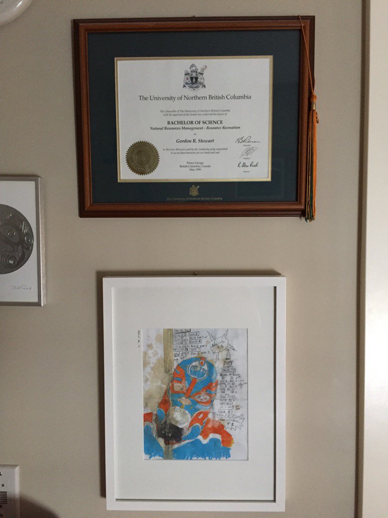 GordoSlush's tweet image. My new @thinkitem piece with my @UNBC degree #Class99 proud @UNBCAlumni #SupportLocalArtists #yeg