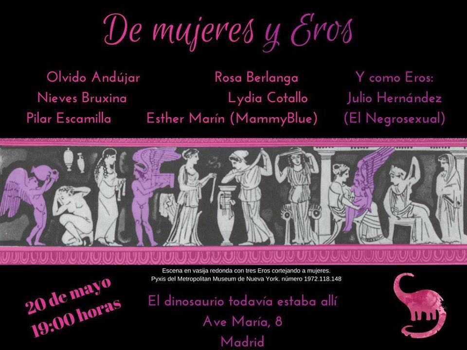 BienTirados's tweet photo. Versos Bien Tirados ha estado esta tarde en @CafeDinosaurio disfrutando de "De mujeres y Eros". Una maravilla https://t.co/mqYUdLJ3Bs