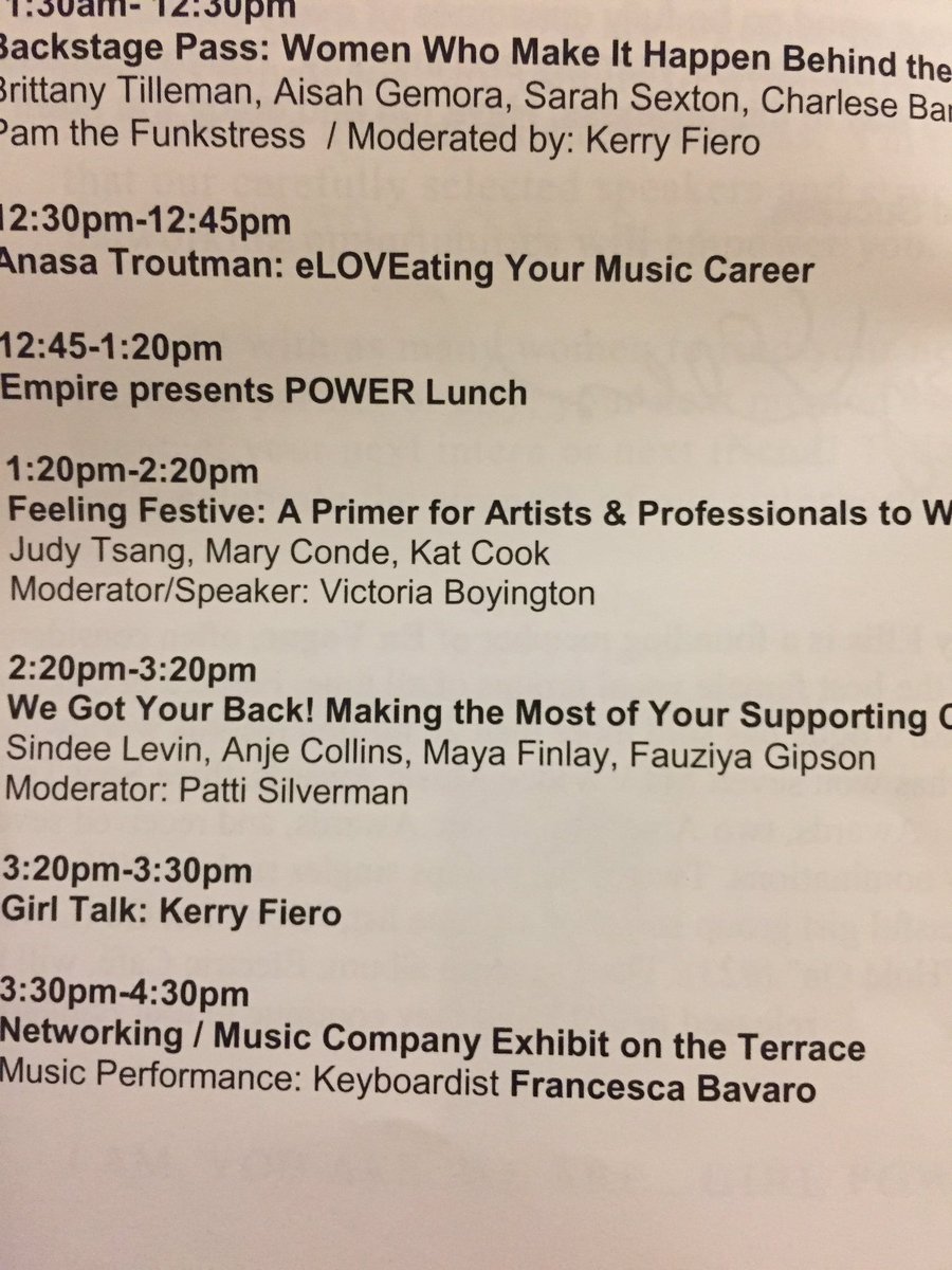On at 2:20! <a href="/FFgirlpower/">Fiero Flair Girl Power! Conference</a>