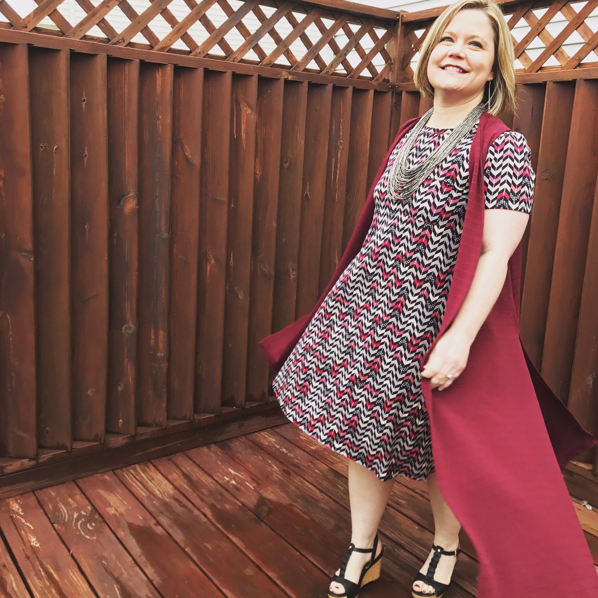 rockwellmerrill's tweet photo. Today, my guy officiates a wedding for a very special couple.  Feeling classy! becauseoflularoe https://t.co/QZlLS4YSLK