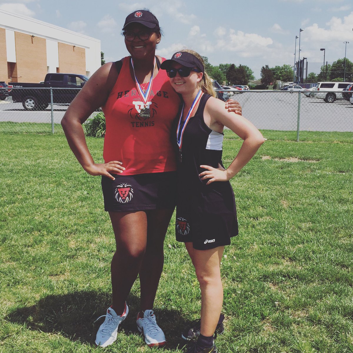 Congrats to Haley McCormick and Mia Montanez! Our 21B DOUBLES CONFERENCE TOURNAMENT CHAMPIONS!
