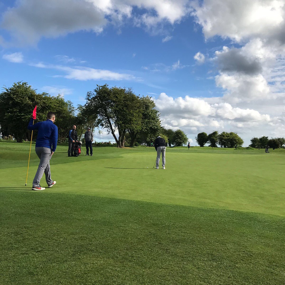 Jack_Clayton98's tweet photo. First round +6 in wet and windy conditions- second round +3. A lot of positives to take away from my first men's open #TeamFre @FreClothing https://t.co/gzuKZJ4gIu