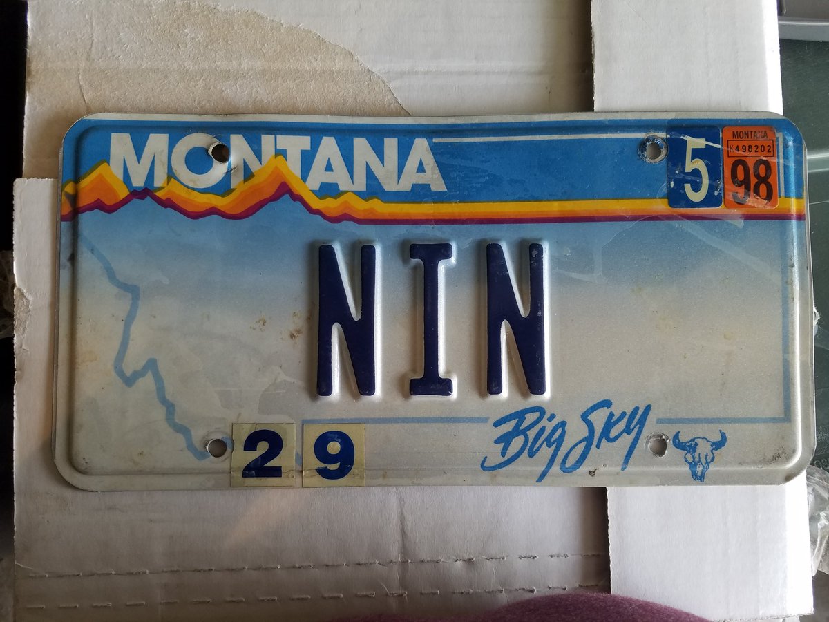 TheZoolza's tweet photo. @nineinchnails I brought the twin to my license plate 2 a show in Phx &amp; dropped it off it off where the Spiral club met. Did you get it T? https://t.co/yXljak0Juz