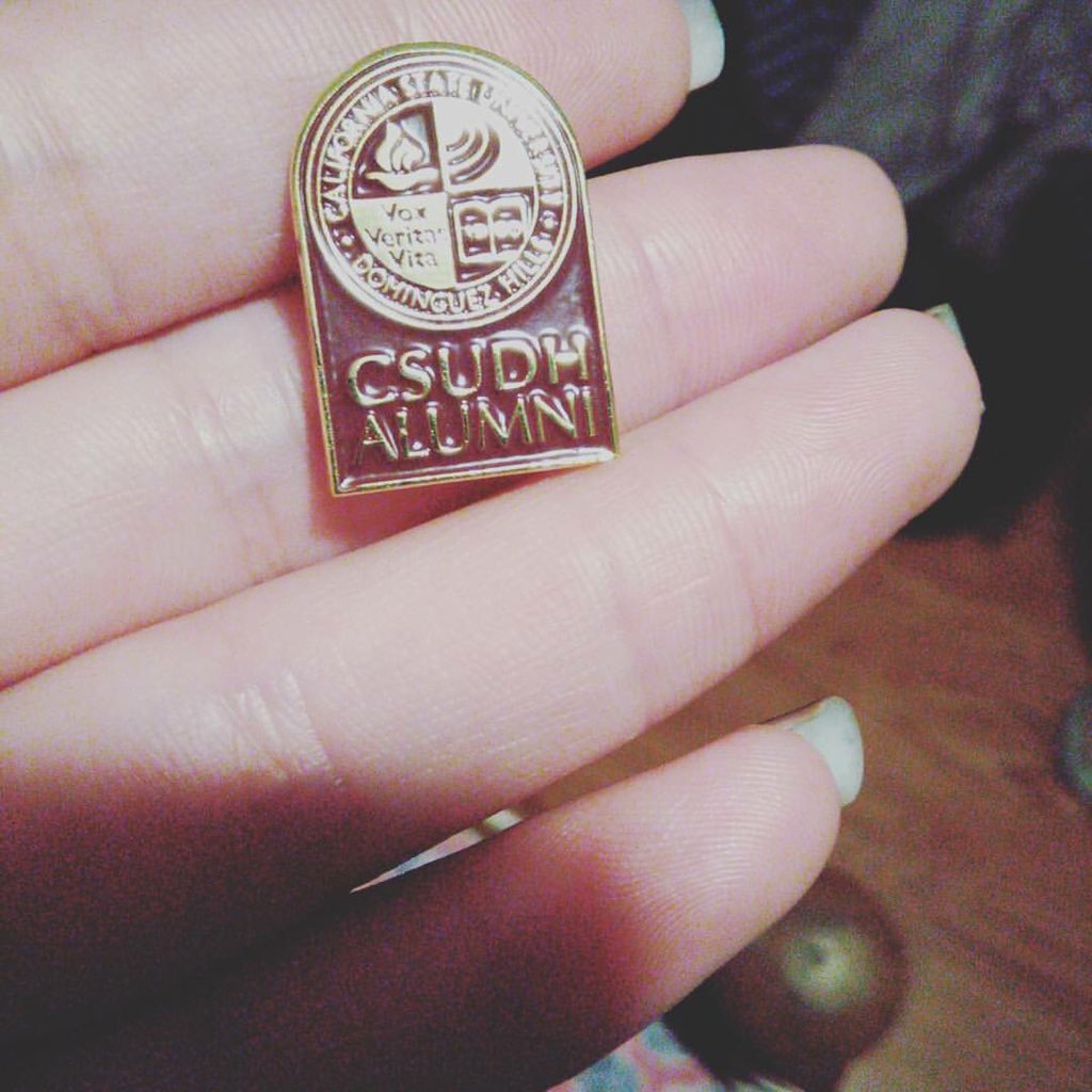 FemmeMetalHead's tweet photo. Got this yesterday after walking the stage at #CSUDH. It was not easy, but I managed to pull through. True feeling of accomplishment 🎓🏛🤘🏼❤️ https://t.co/gTmvnJxq1j