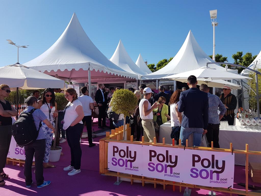 cstis's tweet photo. Première intervention de notre partenaire @POLYSONpostprod sur le stand #cst #Cannes2017 #Pantiero https://t.co/JFj17BkCbT