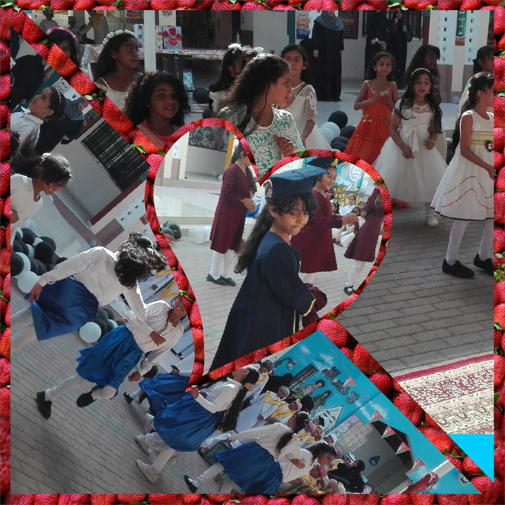 طلاب الصف الثاني والثالث يحتفون ويقدمون فقرات استعراضية رائعة لتبقى في نفوس زملائهم ذكرى .. الله يحفظكم