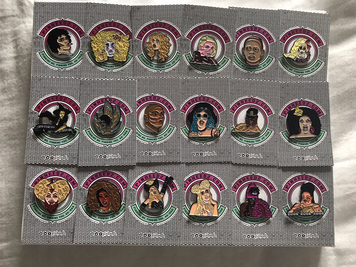 nathanvlost5's tweet photo. That's all my @pinheedz #pins displayed! Can't wait to show them off @DragWorldUK and #Dragtech later in the year!! #DragRace #Obsessed 📌 x https://t.co/v7vVoe8CTi