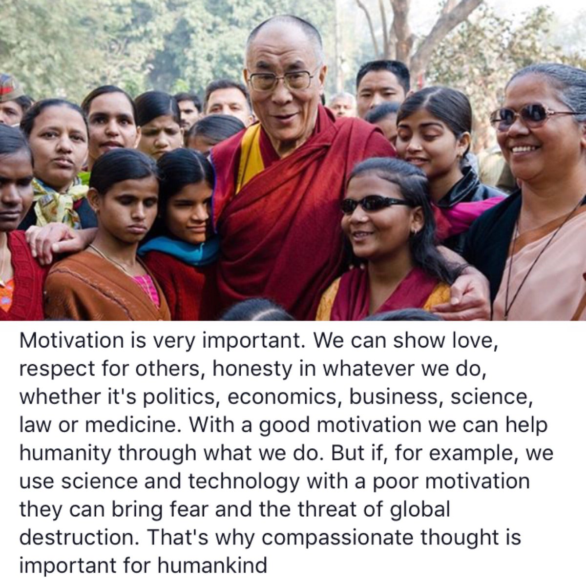 JustTheTif's tweet photo. Thank you @DalaiLama for all you do! #Compassion #Love #Motivation #DalaiLama https://t.co/HQkzKkSfpp