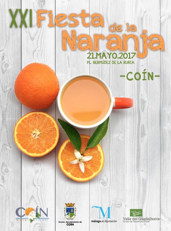 TurismoCoin's tweet photo. La plaza comienza a teñirse de naranja 🍊!!! . Mañana #fiestadelanaranja en #Coín @diputacionMLG @AytoCoin @TurismoDeporAND #TienesQueVenir https://t.co/fuN9x674Pi