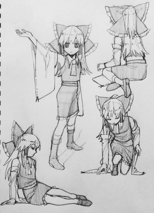 ポーズ練習 