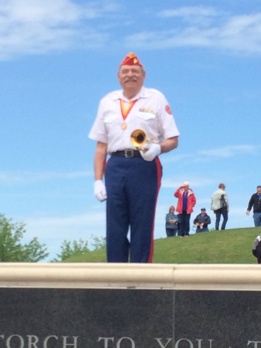 RIVetsDirector's tweet photo. #EchoTaps brings all of us together for our @RIVeterans @RINationalGuard - remember, honor & teach https://t.co/dZYTWRvHjV