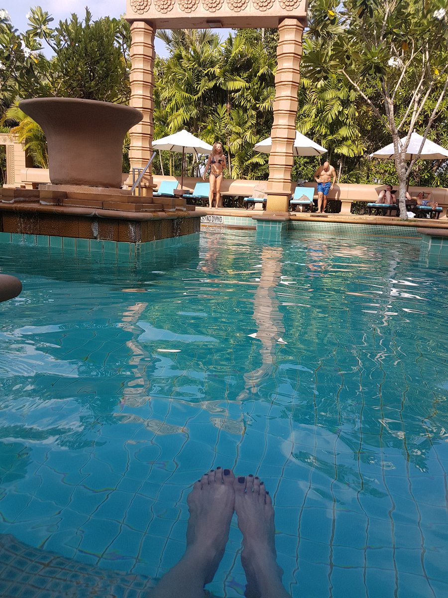 GolanyaS's tweet photo. Chilling out at the hotel beautiful swimming pool ^^

#LansExercise #Swim #LeMeridienAngkor https://t.co/6LFdSgc9OO