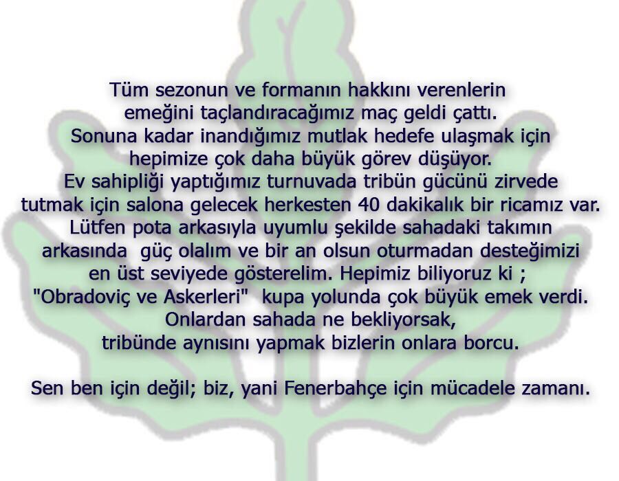 #SarıGiyGel #ÖlmekVarSusmakYok #Fener4Glory