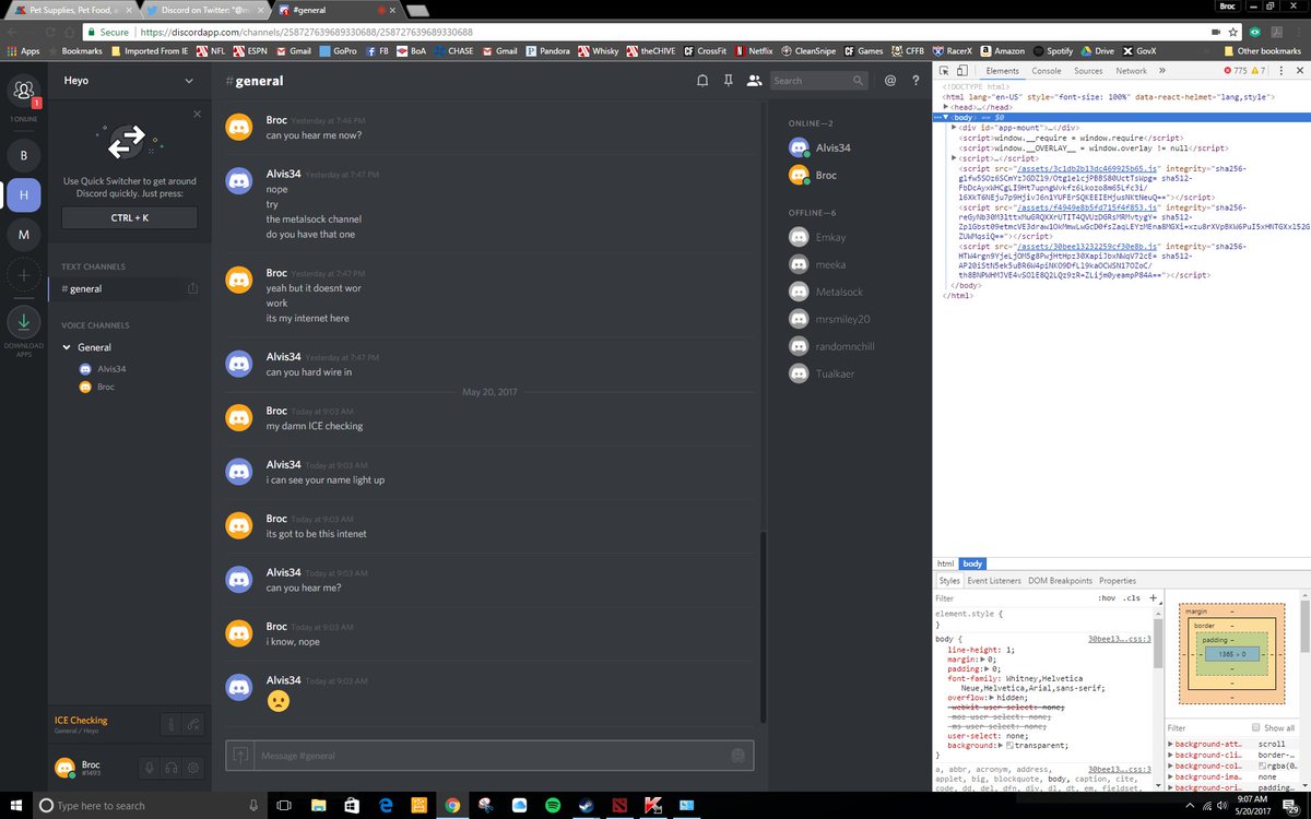 How do i fix ice checking discord leqwerstudent
