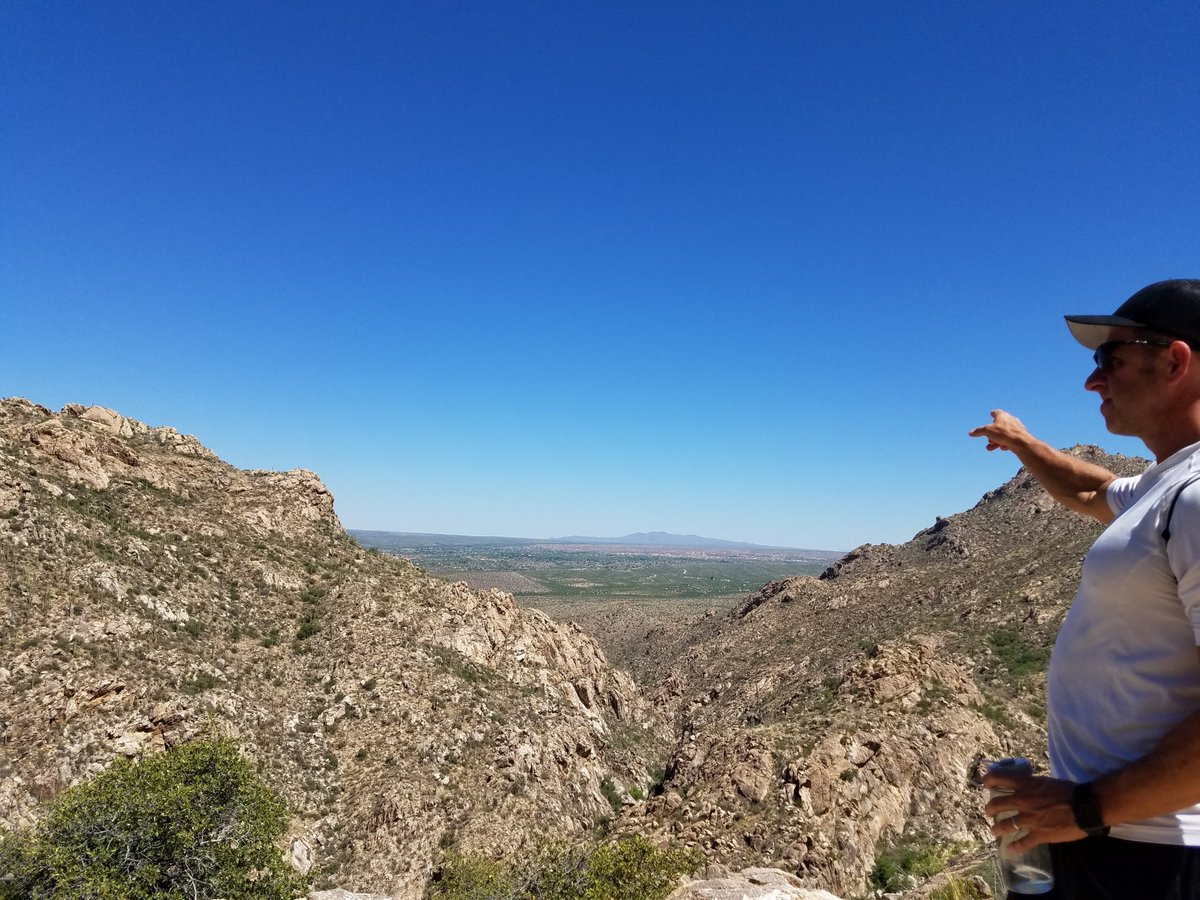 GaalGary's tweet photo. "Your righteousness God reaches to the heavens..." Hiking the Catalina Mountains in Tucson, AZ with the Casas Church "Fight Club" #InAwe https://t.co/QpPo59k2N3
