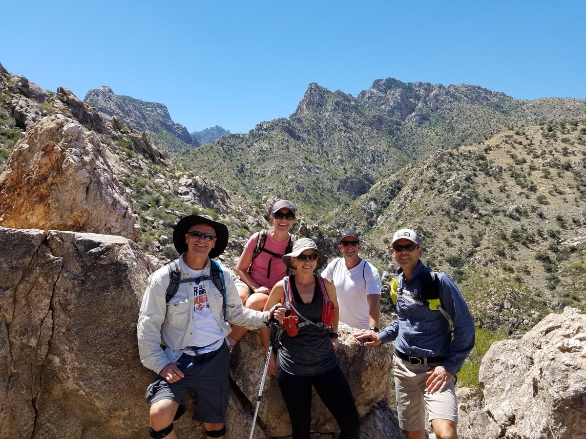 GaalGary's tweet photo. "Your righteousness God reaches to the heavens..." Hiking the Catalina Mountains in Tucson, AZ with the Casas Church "Fight Club" #InAwe https://t.co/QpPo59k2N3