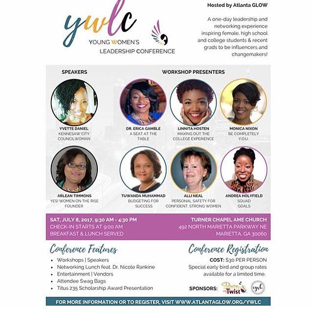 {Client News} @linnitahosten is a workshop presenter for @AtlantaGLOW's Young Women's Leadership Conference! #WomeEmpowerment