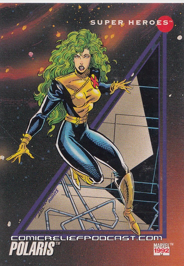 ComicReliefPodc's tweet photo. What is your favorite #Polaris story/moment so far? #TradingCards #Marvel1992 #Marvel1992TradingCards https://t.co/2ATbJQCrfX