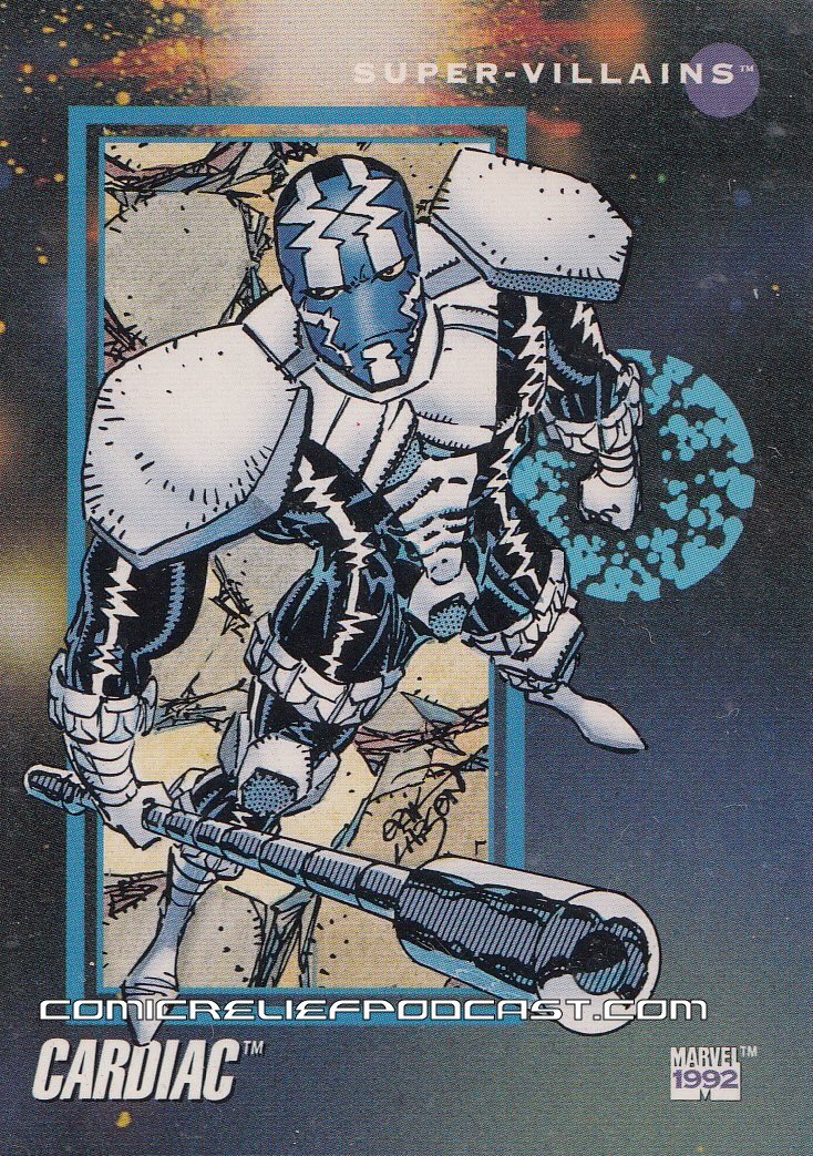 ComicReliefPodc's tweet photo. What is your favorite #Cardiac story/moment so far? #TradingCards #Marvel1992 #Marvel1992TradingCards https://t.co/ltf92V41RE