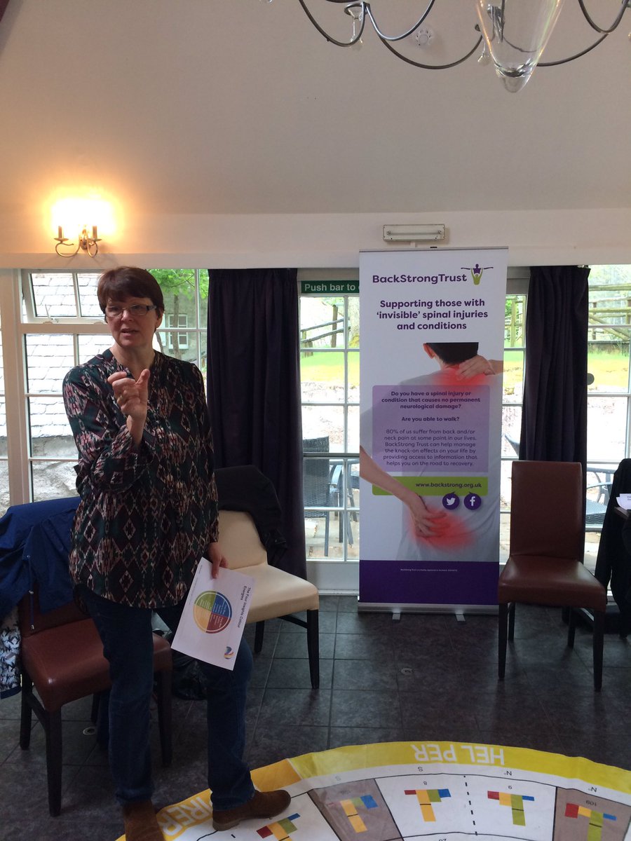 BackstrongTrust's tweet photo. Fantastic #Support Group session. Huge thanks to Susan Stewart at @7SeedsGrowth for fascinating personality &amp; behaviours workshop. #insights https://t.co/vNGB5X7Aw8