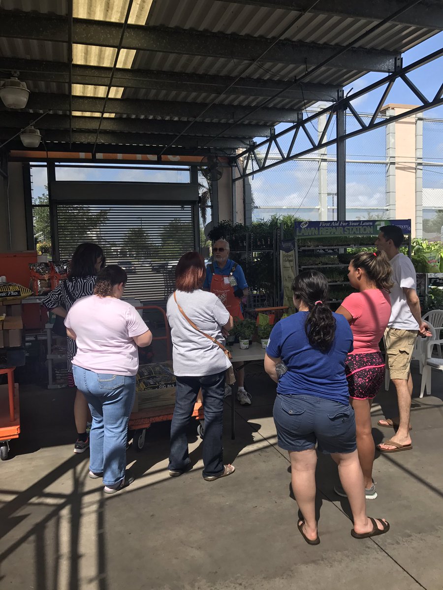 Organic gardening with our master Gardner Frank! We had a great turnout throughout the class.