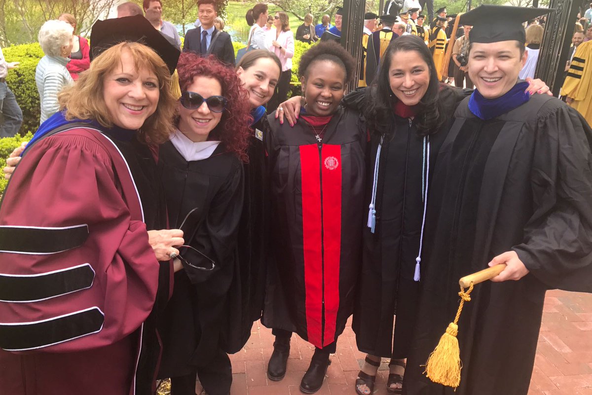 NthembaMM's tweet photo. Happy colleagues ready to cheer for our graduating students. #bryantgrad2017 https://t.co/idN1hDWwQV