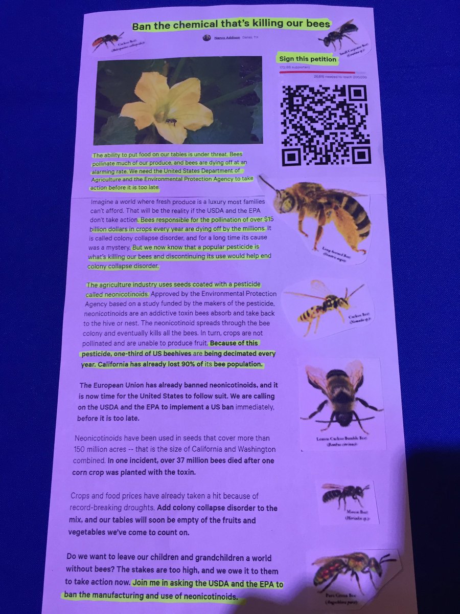 NHSBeesAndLove's tweet photo. Details from our Expo booth https://t.co/0VMTC3dbqh