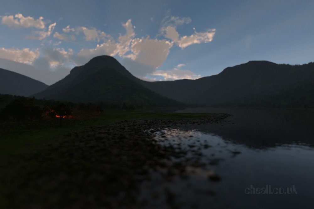 JCheall's tweet photo. 'Nocturne 2'. Building a parallel Lake District. #render #digitalart #Cumbria #rewilding #LakeDistrict #Buttermere #Lakeland #Cheall https://t.co/kIEjaf4gkL