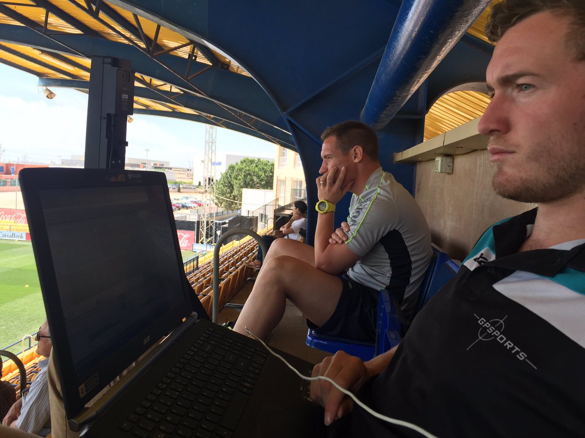 Rendimiento247's tweet photo. Visita a @VillarrealCF con monitorización de la sesión de entrenamiento en tiempo real. Nuevas variables de carga:acceleration load, density https://t.co/CWNa4hzfba