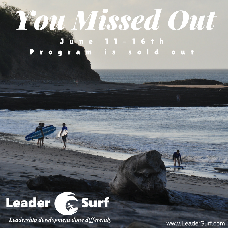 leadersurf1's tweet photo. June https://t.co/ipsmJvsr9L has sold out, but we still have space in the November 12-17 program #leadershipdevelopent #learning #surfing https://t.co/0d1YRARkcb