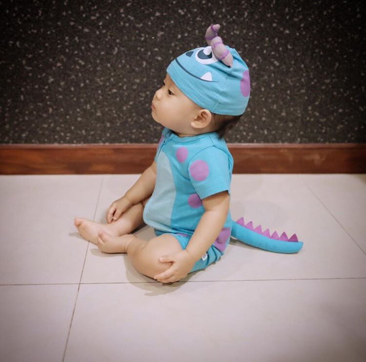 xqim_'s tweet photo. เป่าเปากับชุด Sully น่ารักมากเลยลูกกกก  #เป่าเปา https://t.co/vEKzBaV9v3