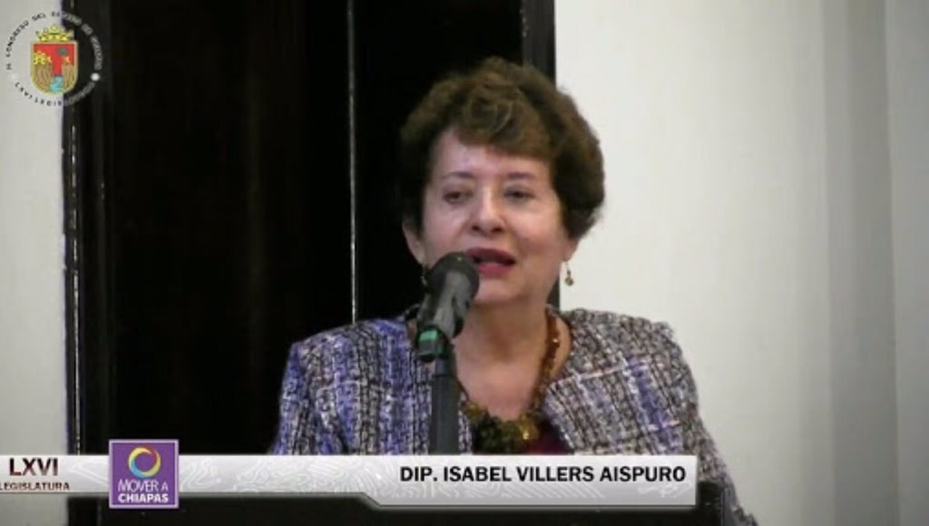 El Comité Estataldel Partido <a href="/MoverAChiapas1/">Mover A Chiapas</a> felicita a la Dip Isabel Villers por sus aportaciones legislativas a la equidad de género.