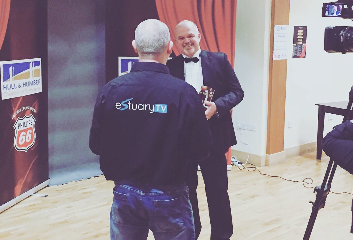 CatTechLtd's tweet photo. International Trade Award 2017 - CEO Karl Thew states this award was only possible due to all of our guys worldwide. @NLincsBA #teamCatTech https://t.co/0zwiFJzLAF