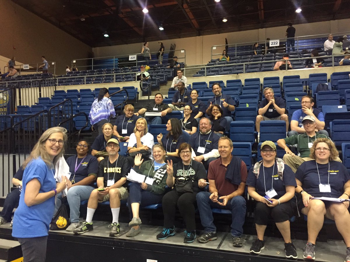 barronmargaret's tweet photo. Our inspirational Robotics teachers of Northern California! #cstemday2017 @rhsrodsquad  @fsusd @SarahMelanephy https://t.co/wI6WmCgcBV