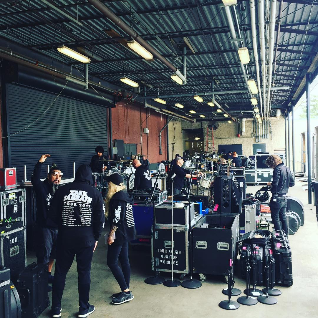 933WMMR's tweet photo. Backstage at the #MMRBQ. Before it starts gettin nuts...
#DrumCheck #lotsofequipment https://t.co/mHsJgHTNuQ