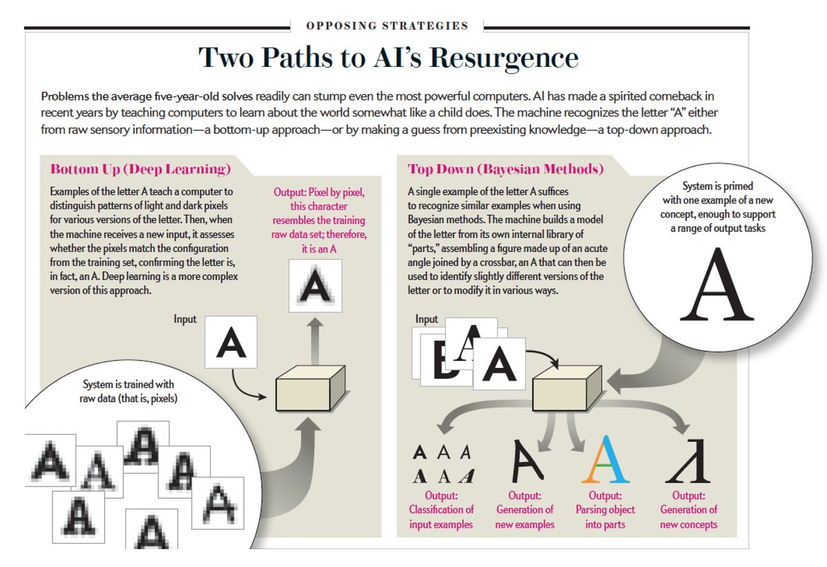 EricTopol's tweet image. &quot;Making #AI More Human&quot; highlighting a Bayesian, top-down approach for machine learning scientificamerican.com/article/an-ai-… by @AlisonGopnik @sciam