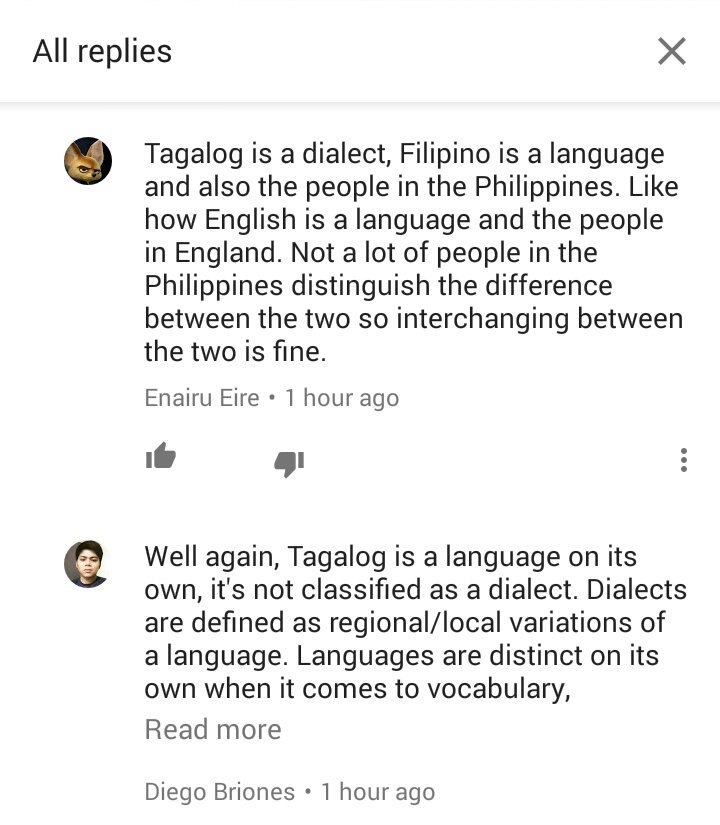 diegobriones96's tweet image. Tagalog is a language, not a dialect. Why is it so hard for people to understand this? Please educate yourselves.

#commonmisconceptions