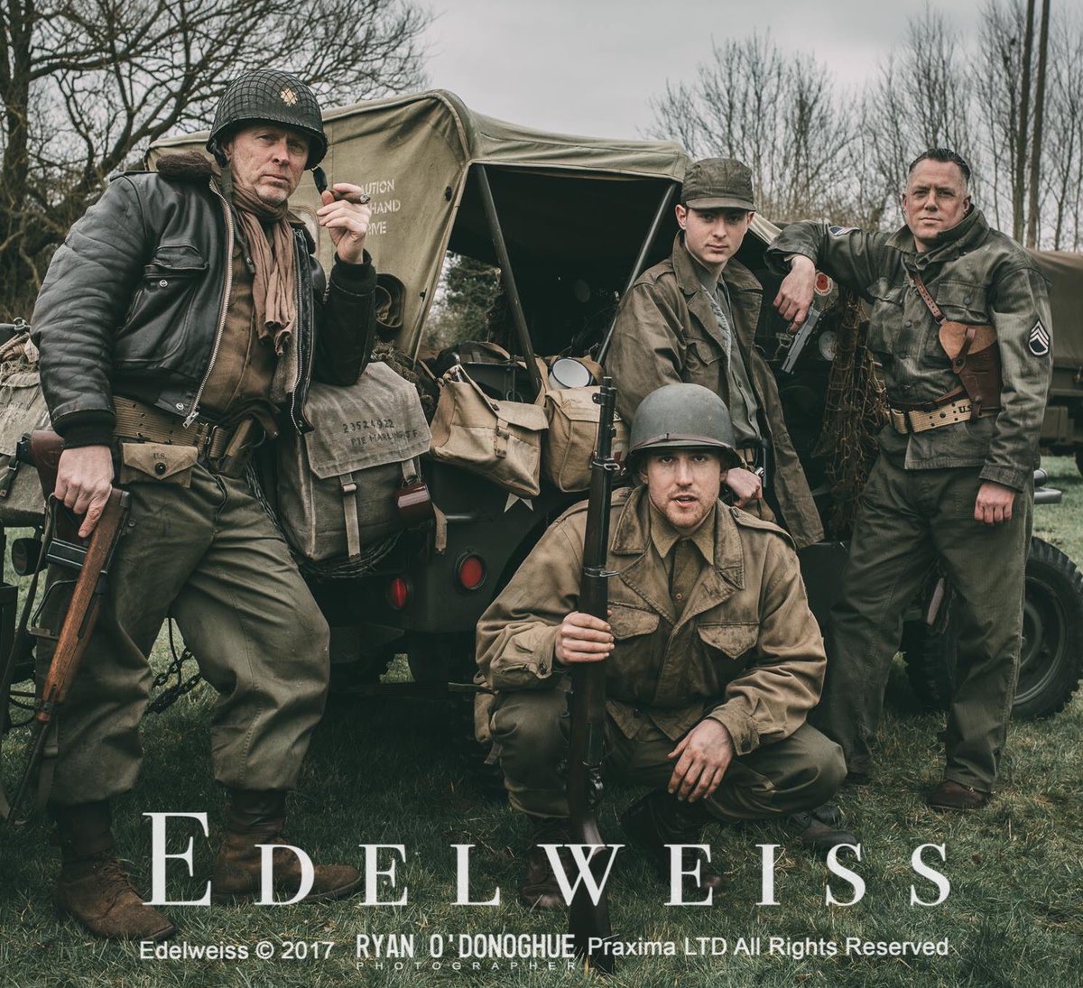 SamBenjaminNow's tweet photo. Based on true World War II story, Playing US Paratrooper 'Private Daniels' in this new movie | Photo @RyanODonoghue29 🇺🇸🎥 #film #comingsoon https://t.co/wu03ZbPdoj