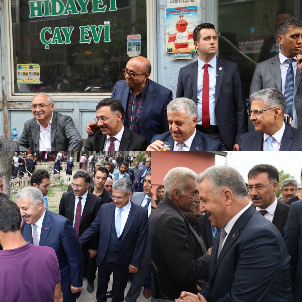 tutulmazahmet's tweet photo. Ulaştırma Bakanımız Ahmet Arslan ve Ağrı Milletvekili Cesim Gökçe''nin katılımıyla esnafınızı ve Organize Sanayii Bölgesini ziyaret ettik. https://t.co/G30WPGBllS