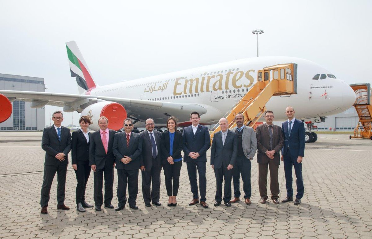 YULounge's tweet photo. Congratulations to Veling Ltd for purchasing a new Airbus A380, and leasing it back to @emirates !
#Veling #emirates #A380 #bizav #avgeek https://t.co/2FkZWTBL4N