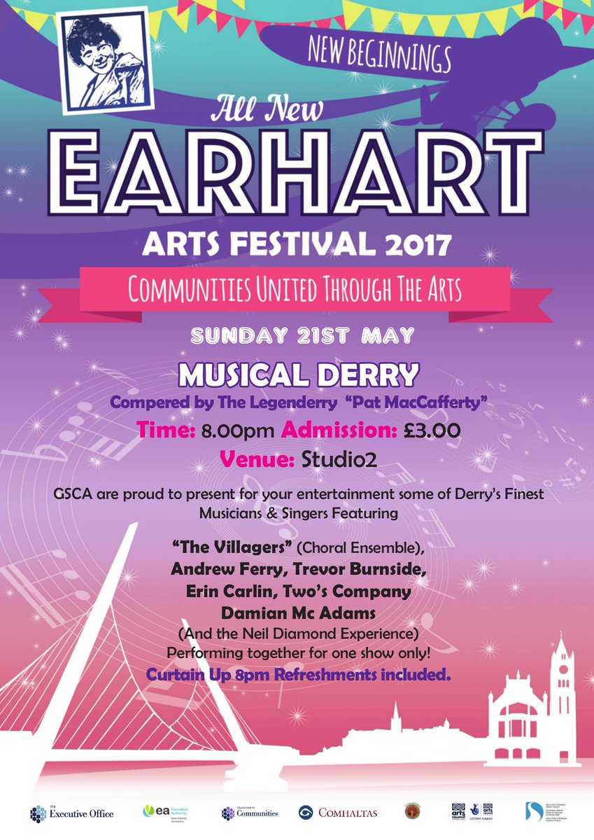 Studio2Derry's tweet photo. #Musical #Derry @Studio
Sun 21st May @ 8pm
& #Ceile #Mor #Dhoire @8pm @st.Brigid's College
2 Events Not To Be Missed! https://t.co/AAWgRZYF4N