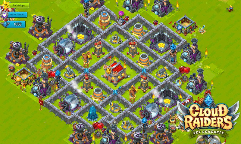 muthusteyn's tweet photo. Many have tried, all have failed. Witness my Rathisteyn #CloudRaiders base in all its glory. Play now! https://t.co/zPhmEgz1MT https://t.co/WKAEDOY5rR