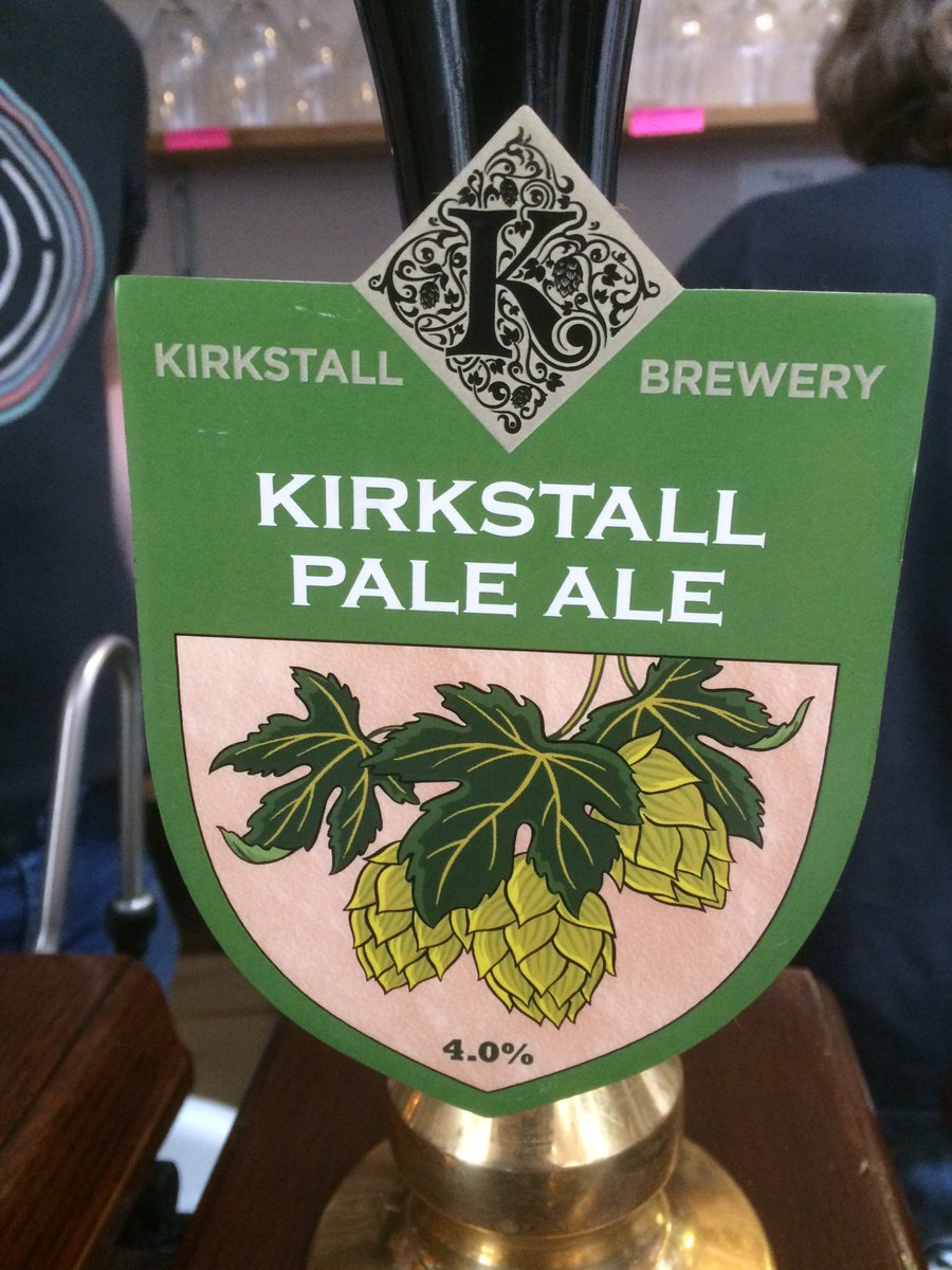TheCurfew2014's tweet image. On the bar now - @kirkstallbrew Pale