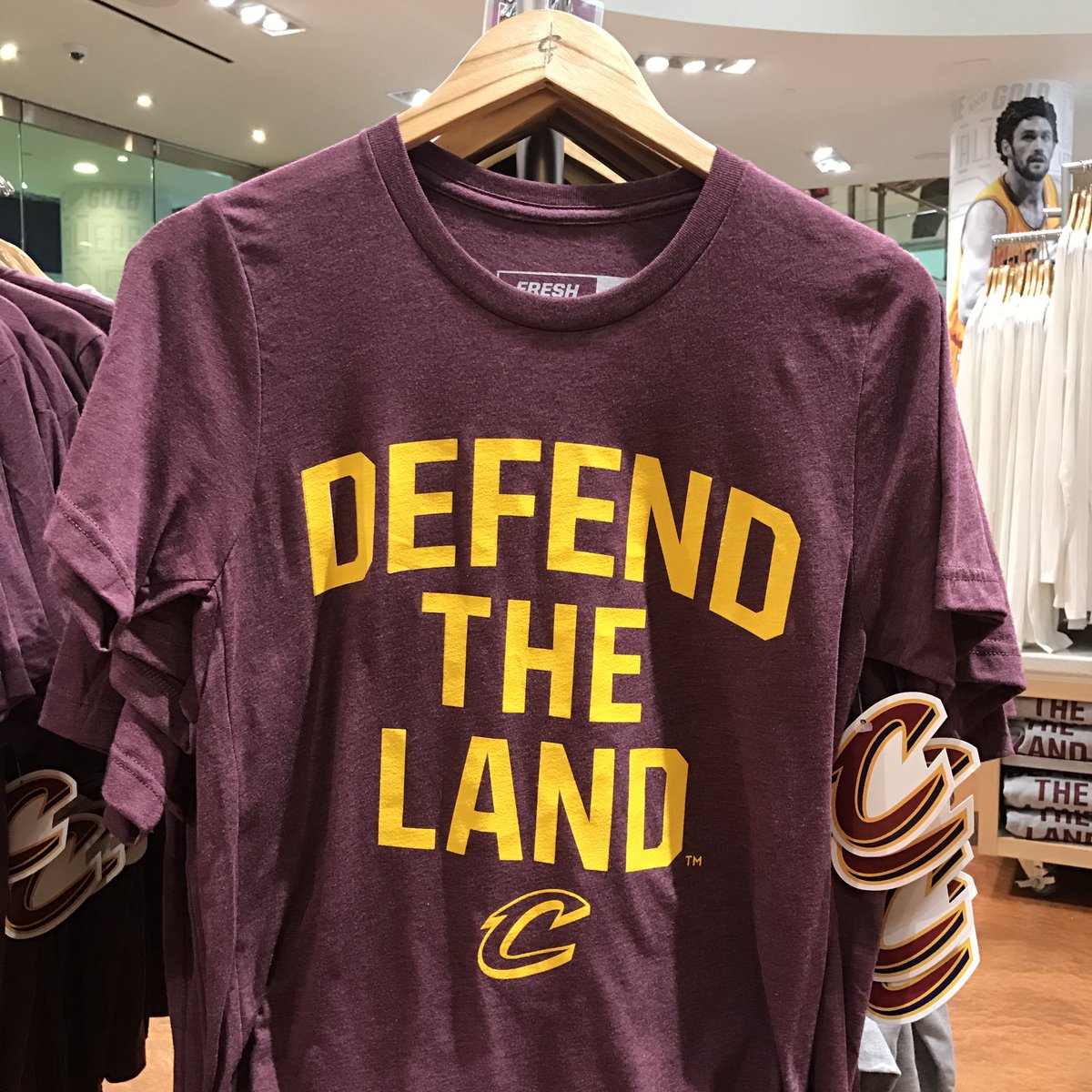 cavs's tweet photo. Gear up for Game 3 with @FreshBrewedTees!

Which of these four tees will you rock tomorrow?

#DefendTheLand https://t.co/0DPsJPRyUh