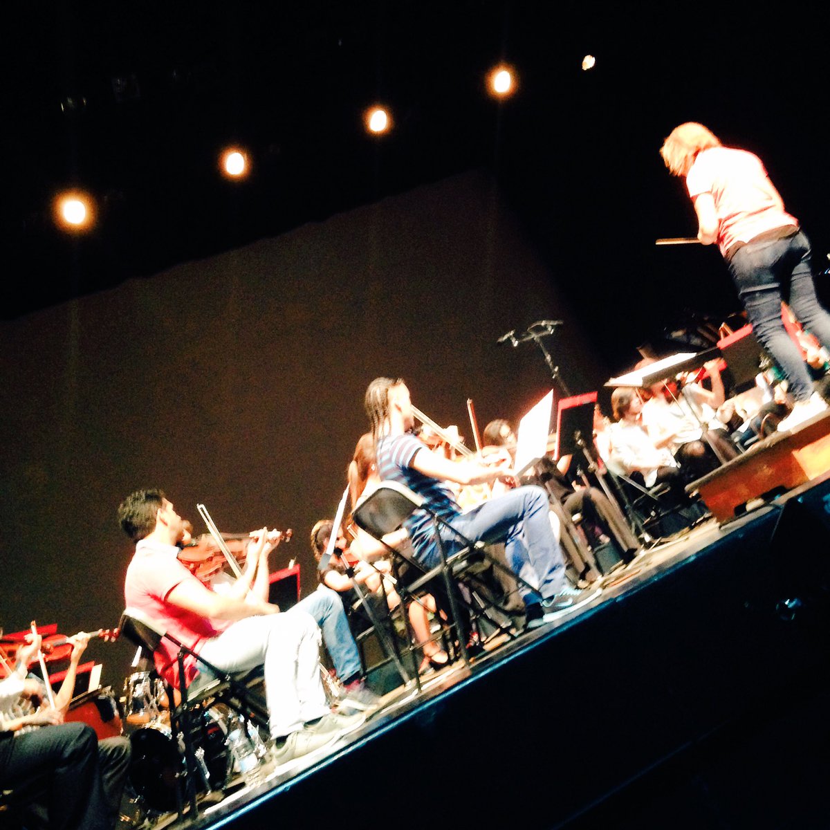 luchetti_silvia's tweet photo. #pruebasonido @OitTalavera @unicef_es @unicef #teatroPalenque #ayudar #niños @SoundofMusic #maria Directora #beaAlvarez #mujeresdirigiendo https://t.co/qe0RM9saE0