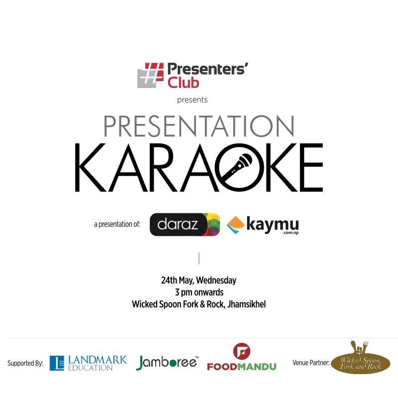 presentersclub's tweet photo. Its like our music, your lyrics. The presenter does not prepare the slides, we do.
#PresentersClub #Improvisation #PresentationKaraoke https://t.co/is1viCNbfb
