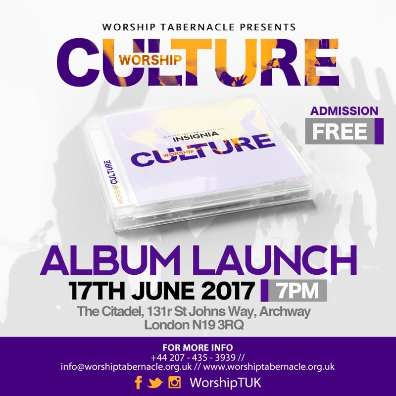 wearethecokers's tweet photo. New Album @insigniawtuk "Worship Culture" Album Launch // 17th June 2017 // 7pm // Admission is FREE // #insigniaband #worshipculture #wtuk https://t.co/Hiwt01rSDG